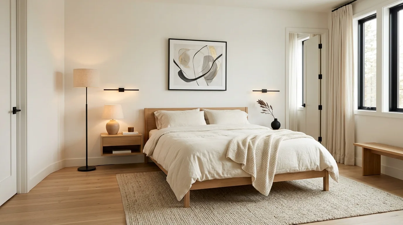 14 Minimalist Scandinavian Bedroom Ideas for a Clean and Calm Sanctuary inspiration image 11