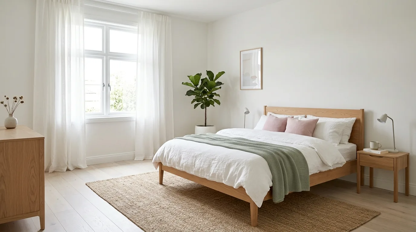 14 Minimalist Scandinavian Bedroom Ideas for a Clean and Calm Sanctuary inspiration image 13