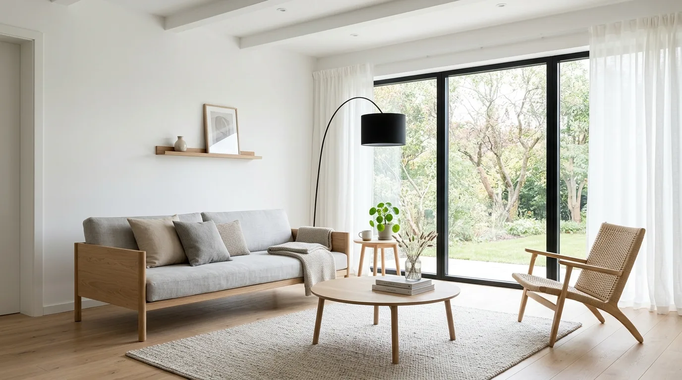14 Minimalist Scandinavian Living Room Ideas for a Clean and Cozy Space inspiration image 3