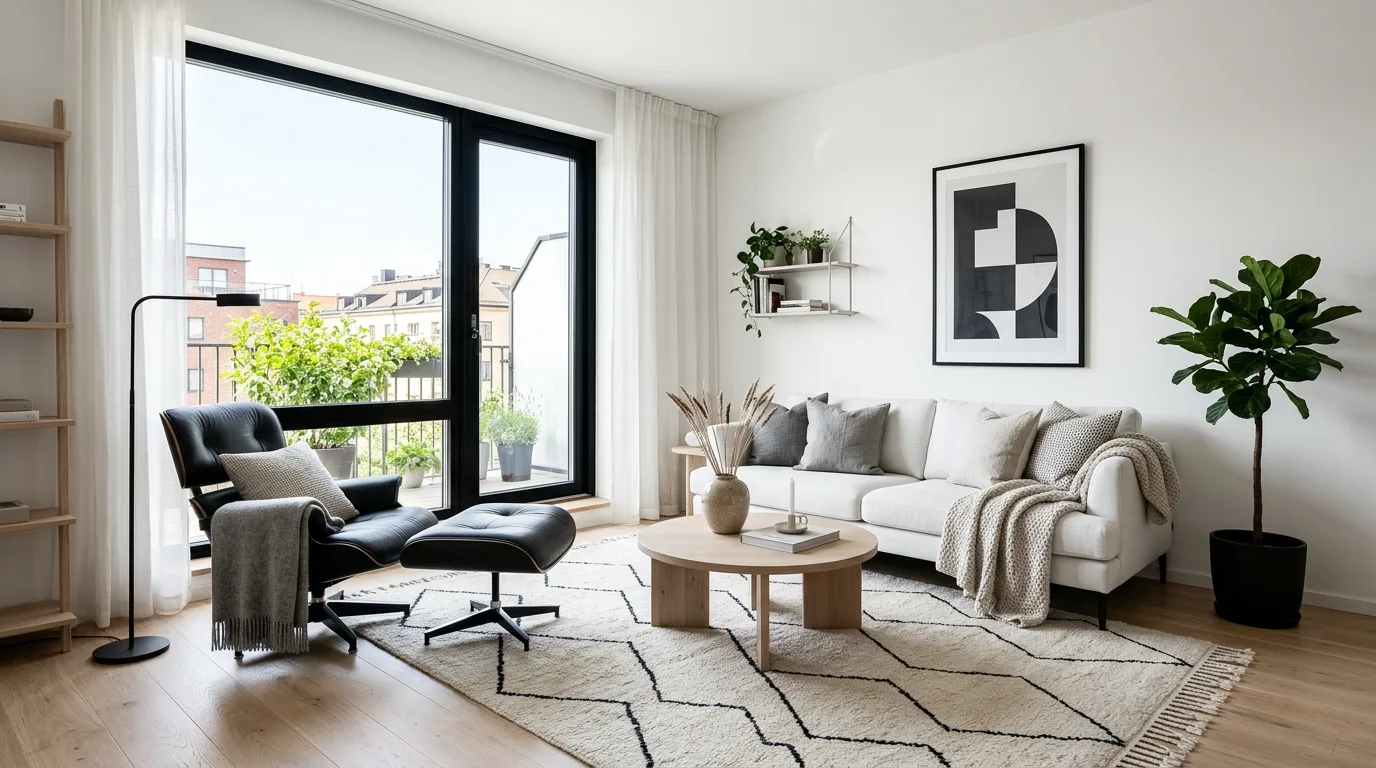 14 Minimalist Scandinavian Living Room Ideas for a Clean and Cozy Space inspiration image 10