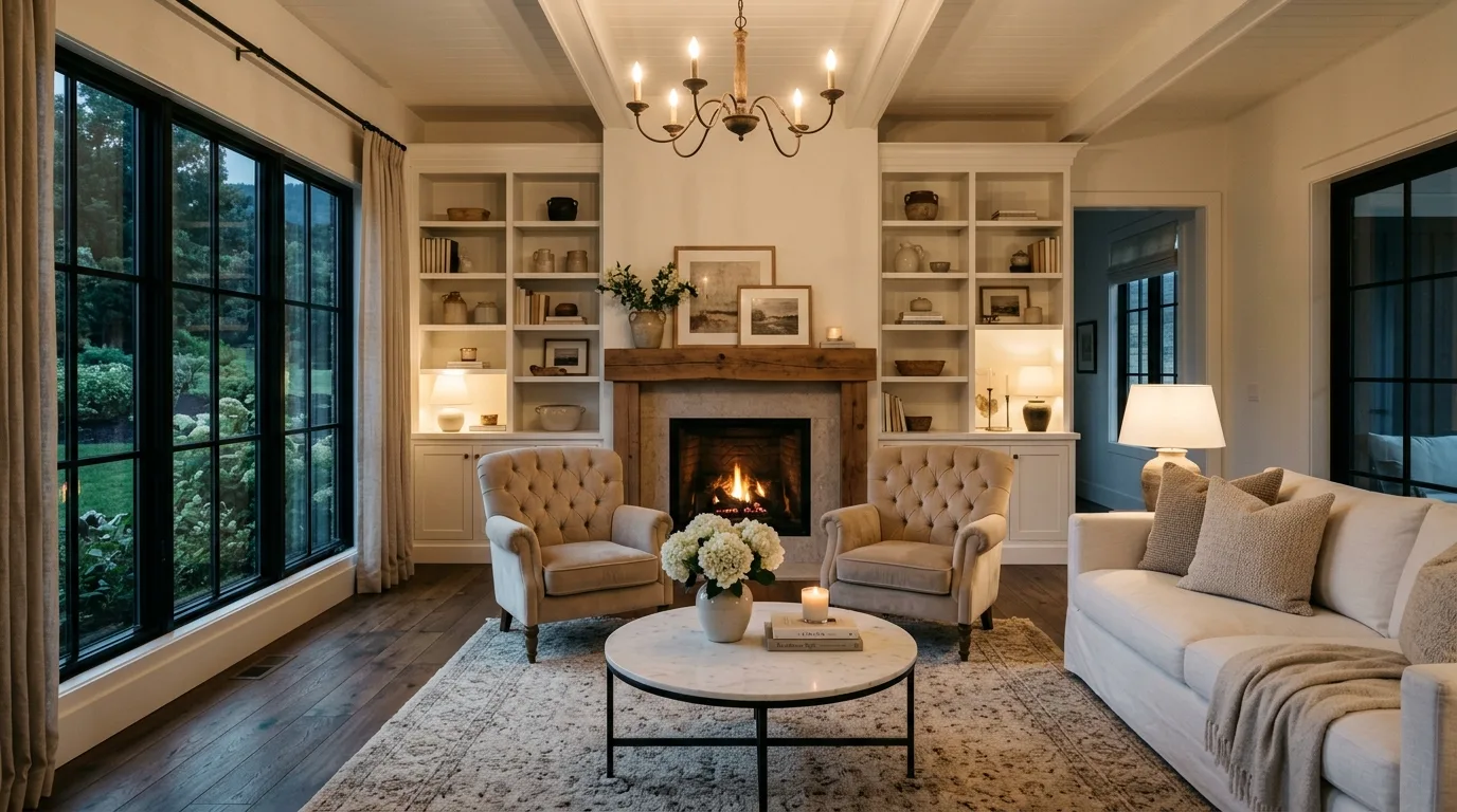 15 Modern Farmhouse Living Room Ideas for a Fresh Country Style inspiration image 3