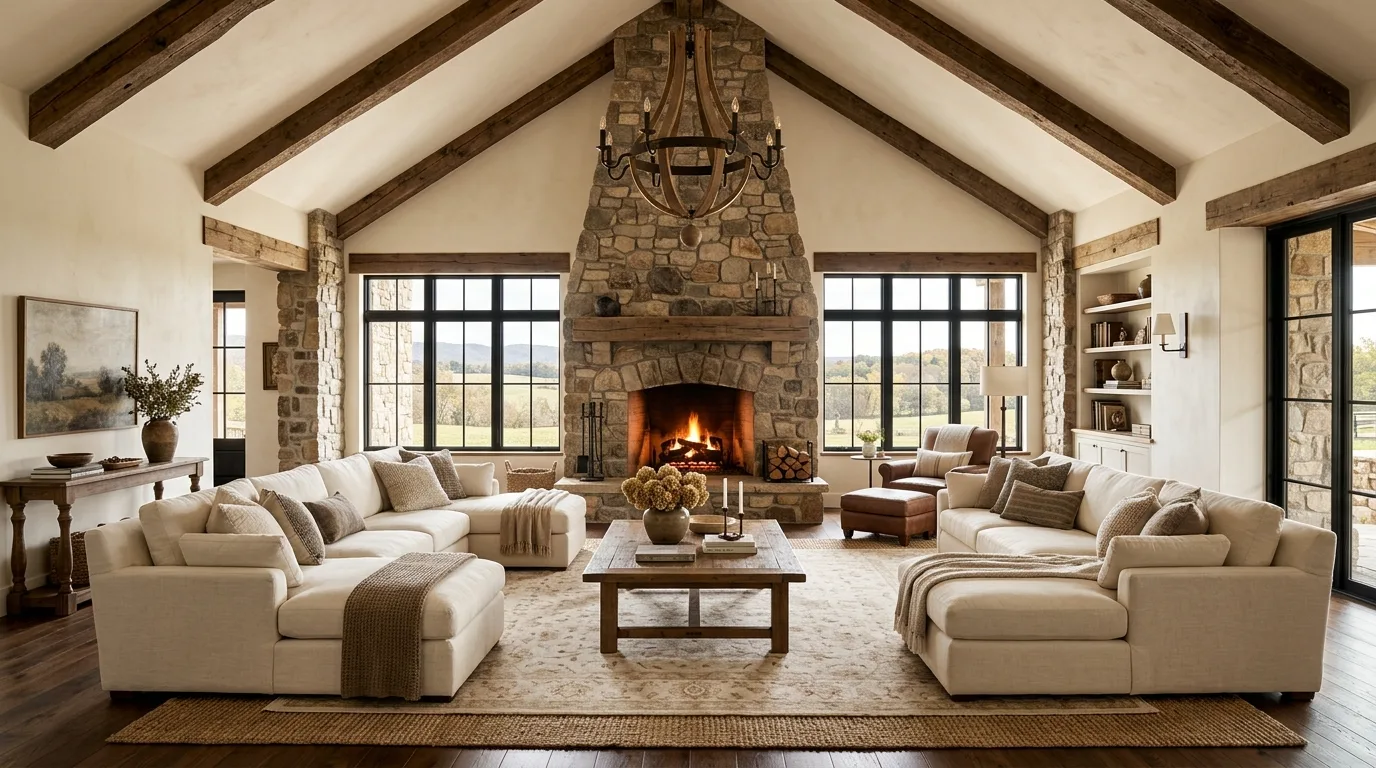 15 Modern Farmhouse Living Room Ideas for a Fresh Country Style inspiration image 5