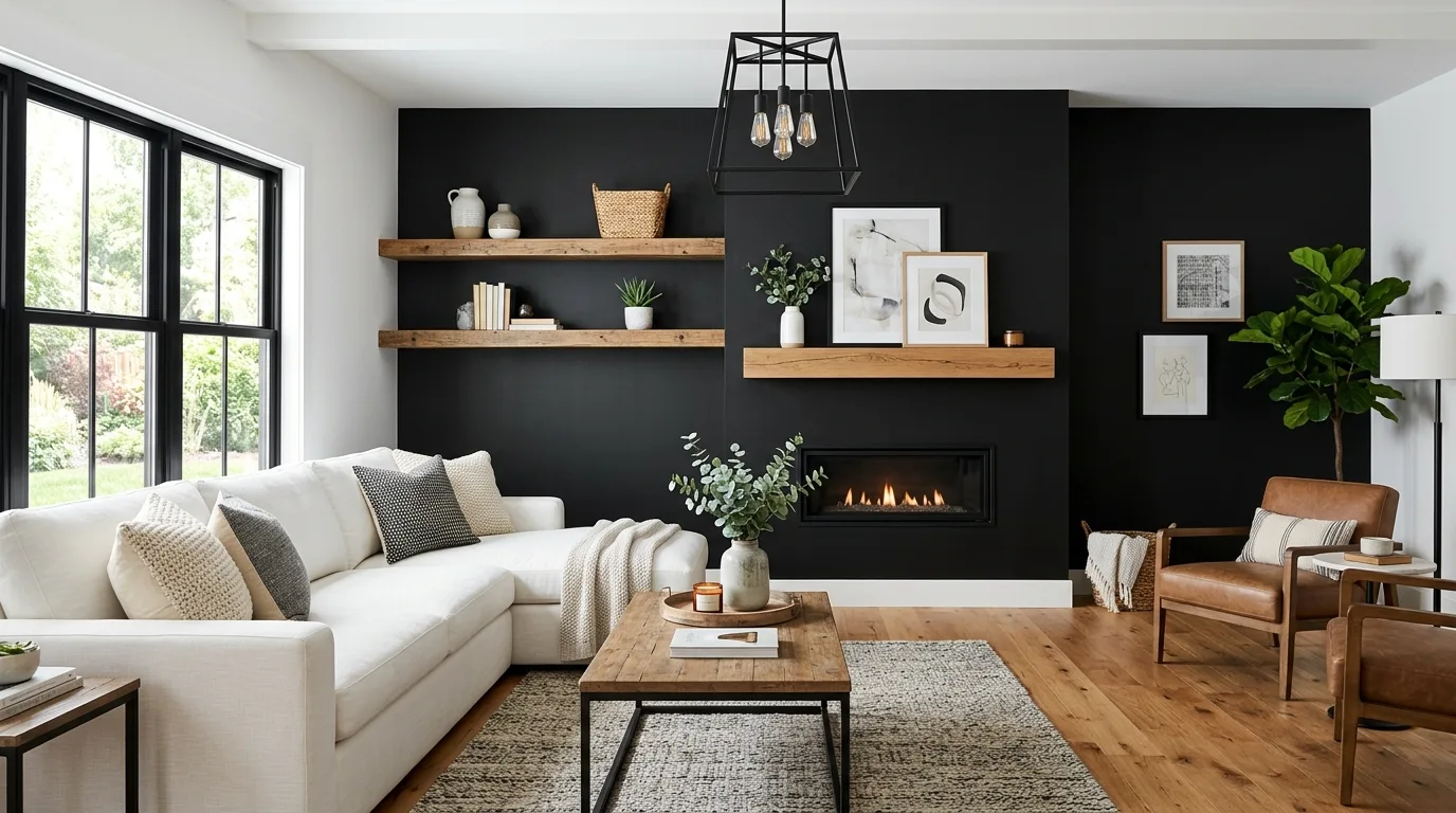 15 Modern Farmhouse Living Room Ideas for a Fresh Country Style inspiration image 8