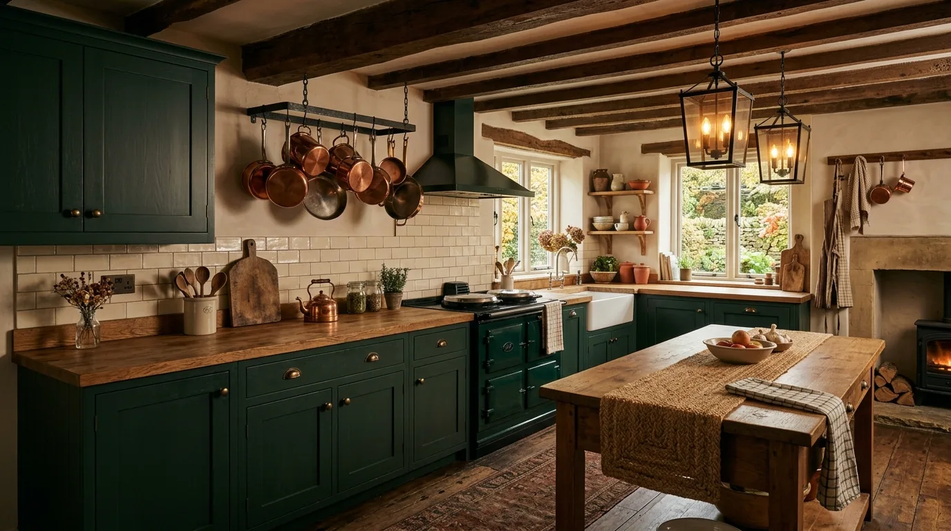 14 Moody Farmhouse Kitchen Ideas for a Dark and Cozy Rustic Vibe inspiration image 4