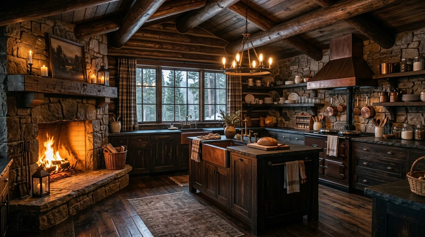 14 Moody Farmhouse Kitchen Ideas for a Dark and Cozy Rustic Vibe inspiration image 13