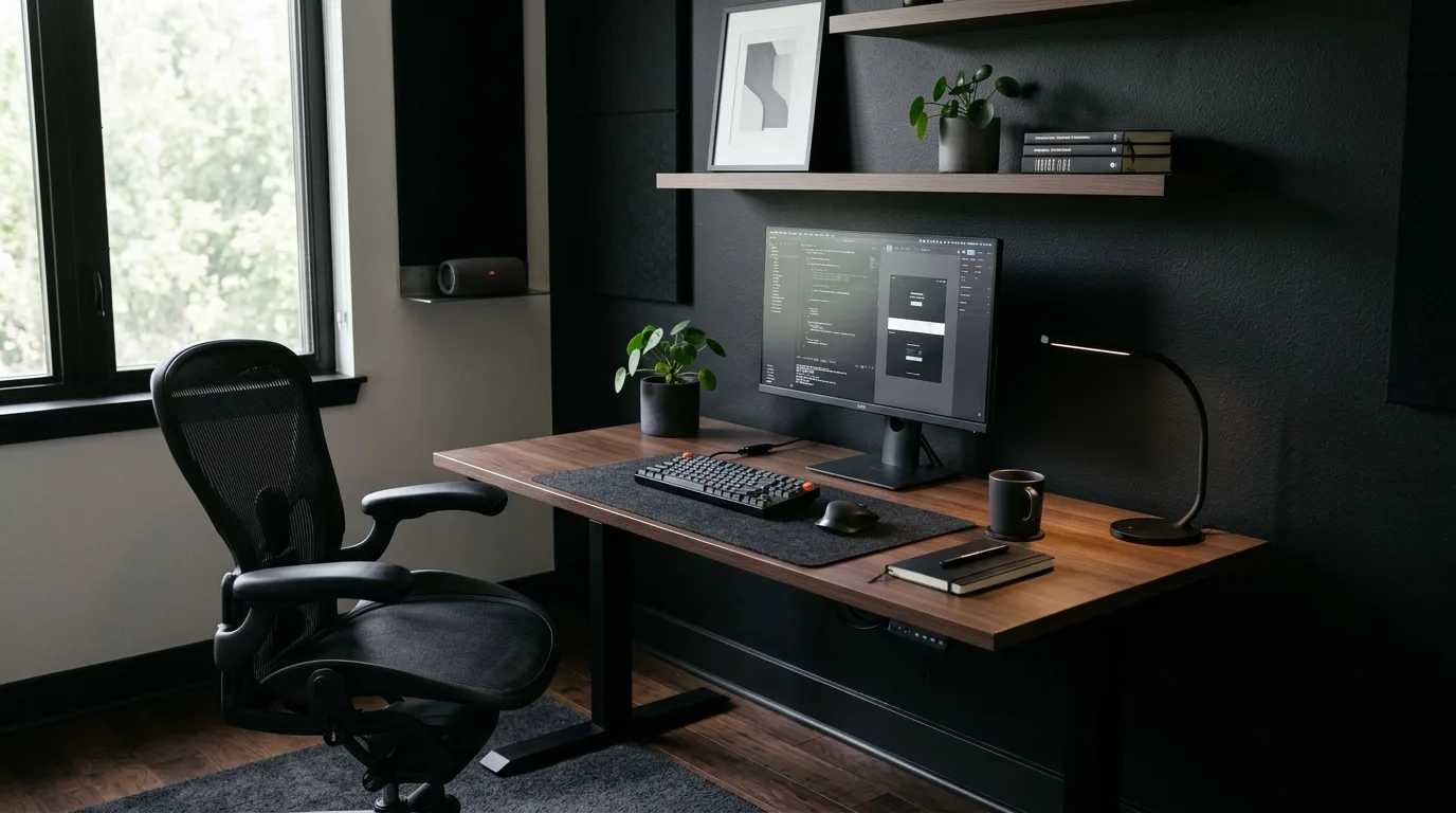 12 Moody Home Office Decor for a Dramatic and Focused Workspace inspiration image 3