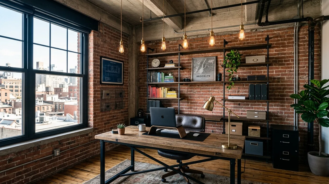 12 Moody Home Office Decor for a Dramatic and Focused Workspace inspiration image 5