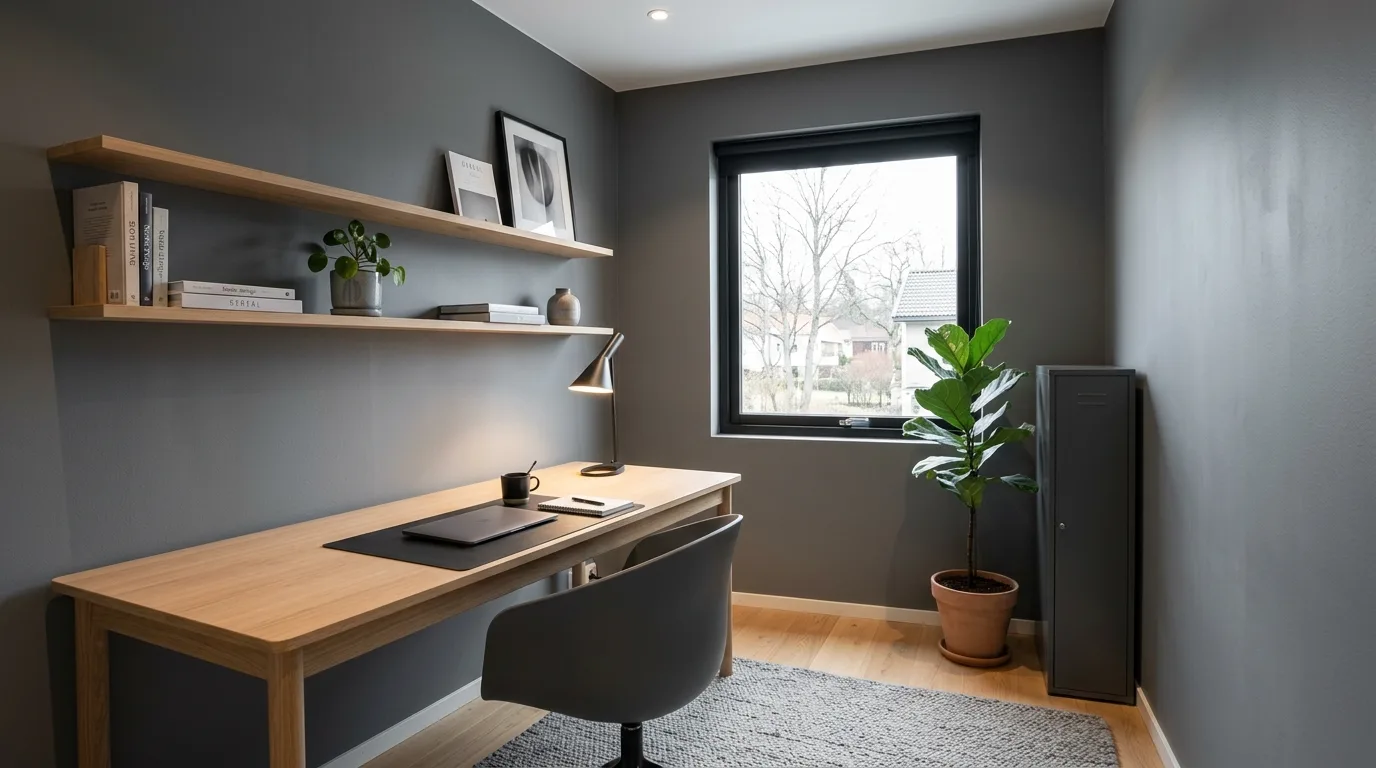 12 Moody Home Office Decor for a Dramatic and Focused Workspace inspiration image 9