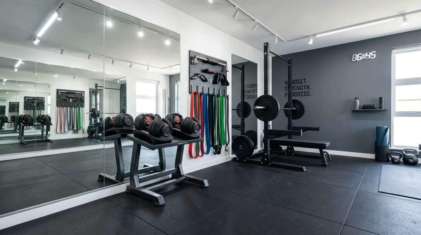 15 Motivating Home Gym Ideas for a Personal Fitness Sanctuary hero image
