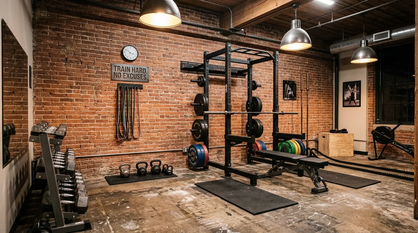 15 Motivating Home Gym Ideas for a Personal Fitness Sanctuary inspiration image 3