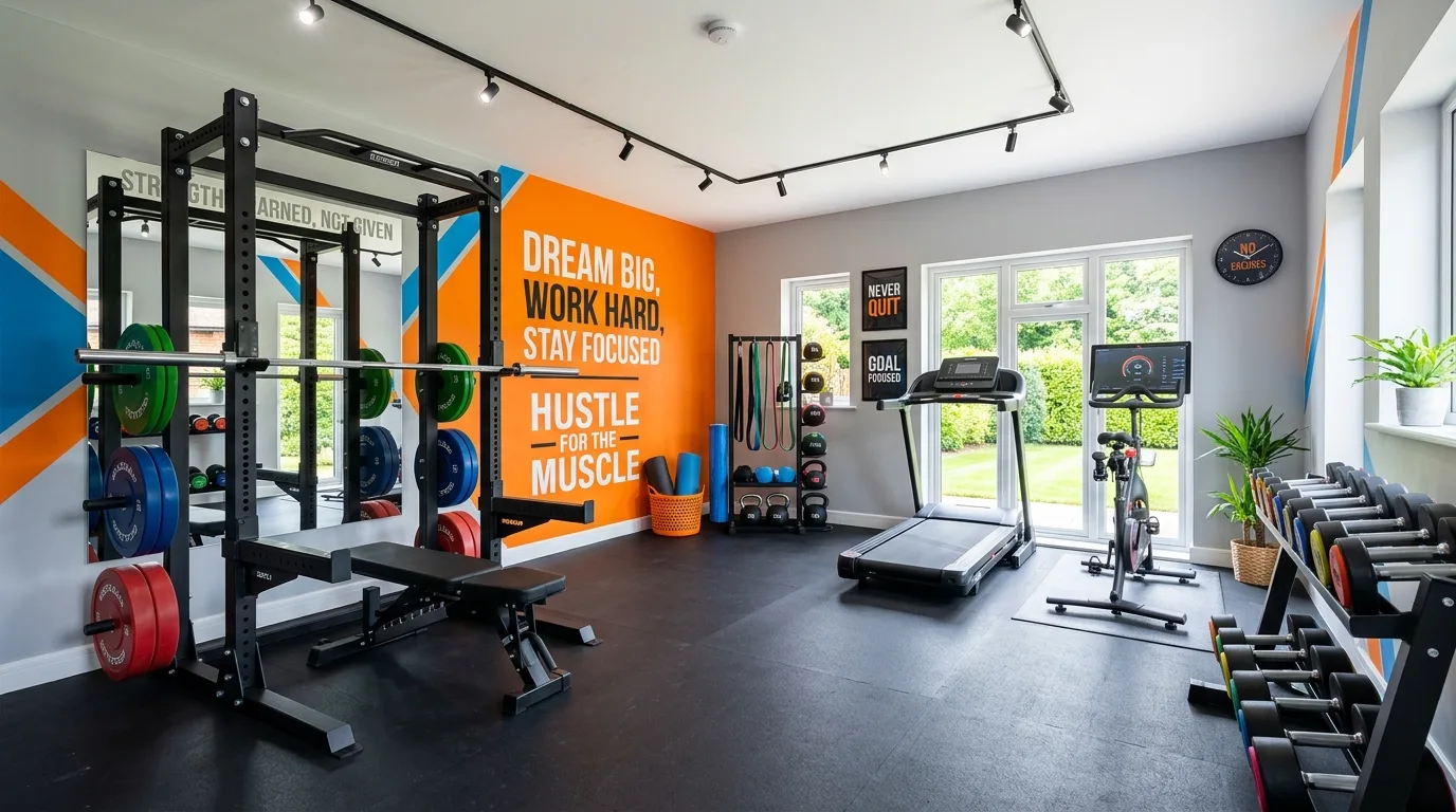 15 Motivating Home Gym Ideas for a Personal Fitness Sanctuary inspiration image 12