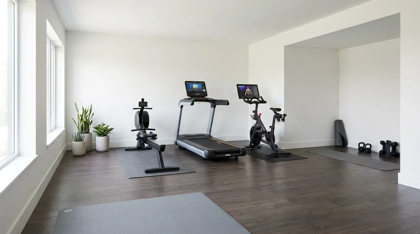 15 Motivating Home Gym Ideas for a Personal Fitness Sanctuary inspiration image 14