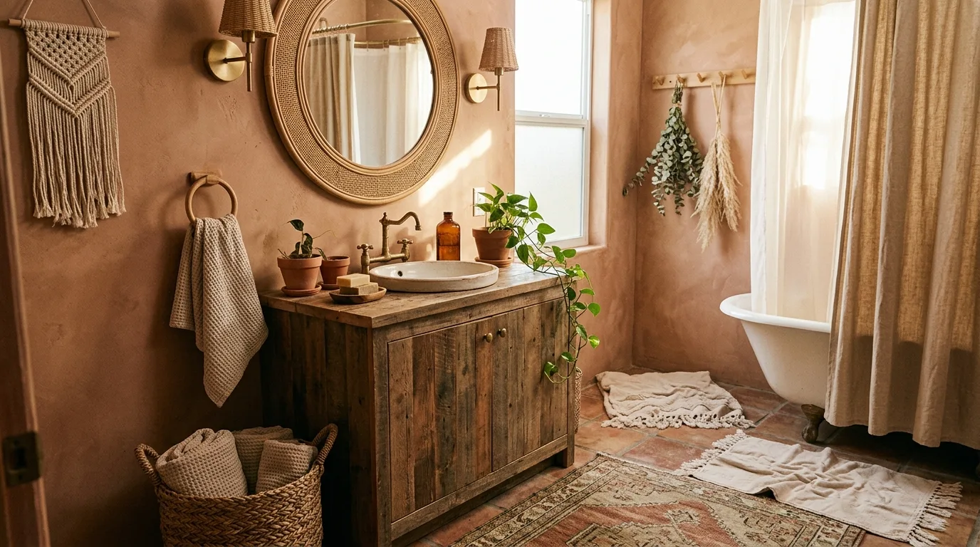 12 Natural Earthy Bathroom Ideas for a Grounded and Organic Space inspiration image 8