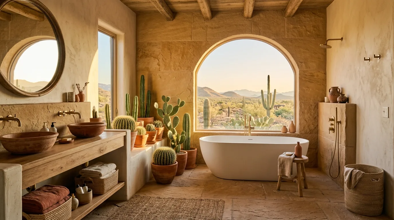 12 Natural Earthy Bathroom Ideas for a Grounded and Organic Space inspiration image 12