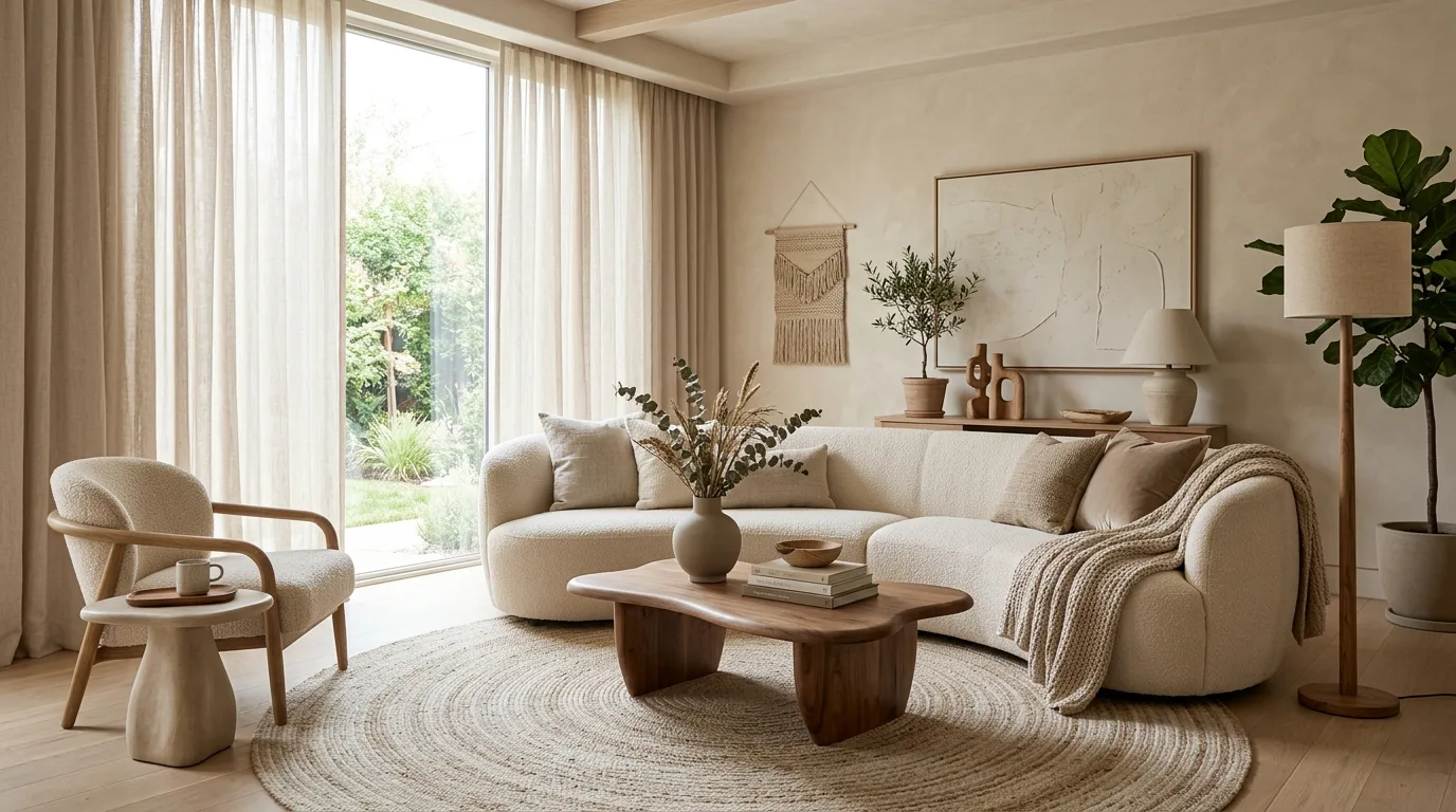 14 Natural Earthy Living Room Ideas for a Grounded Organic Aesthetic inspiration image 6