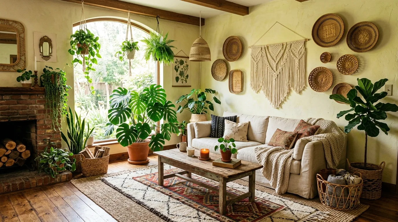 14 Natural Earthy Living Room Ideas for a Grounded Organic Aesthetic inspiration image 7