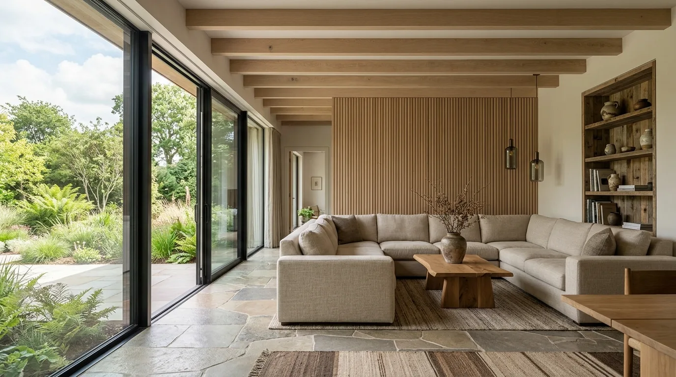 14 Natural Earthy Living Room Ideas for a Grounded Organic Aesthetic inspiration image 12