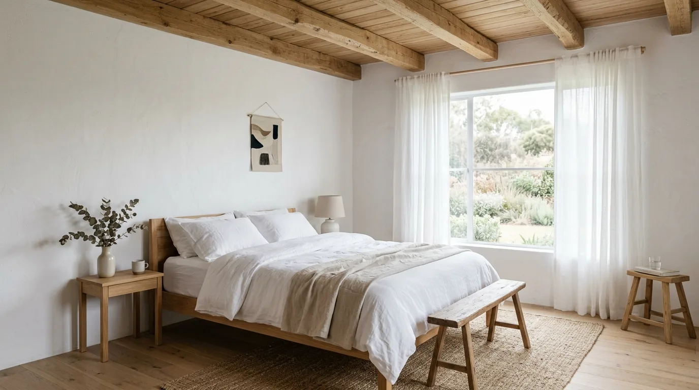 14 Natural Earthy Modern Bedroom Ideas for a Grounded Organic Look inspiration image 5