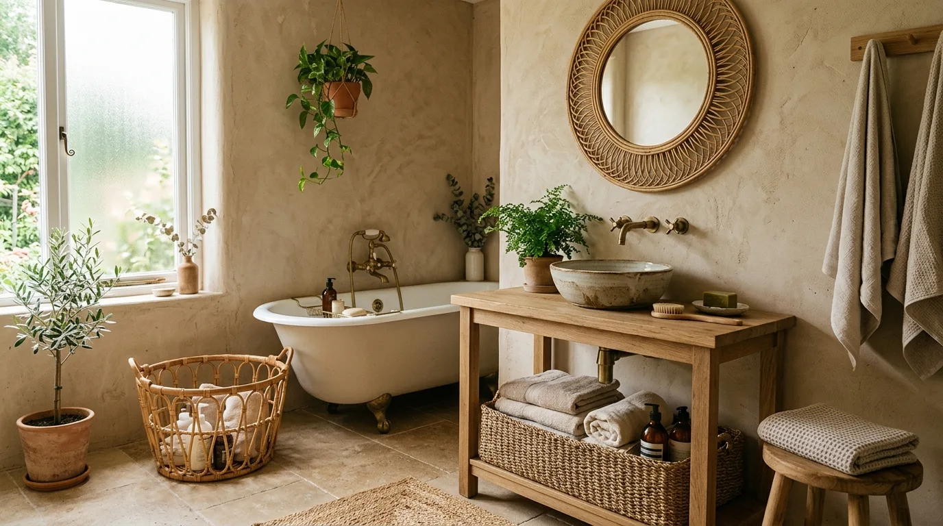 13 Natural Organic Modern Bathroom Ideas for a Serene Spa Feel inspiration image 5