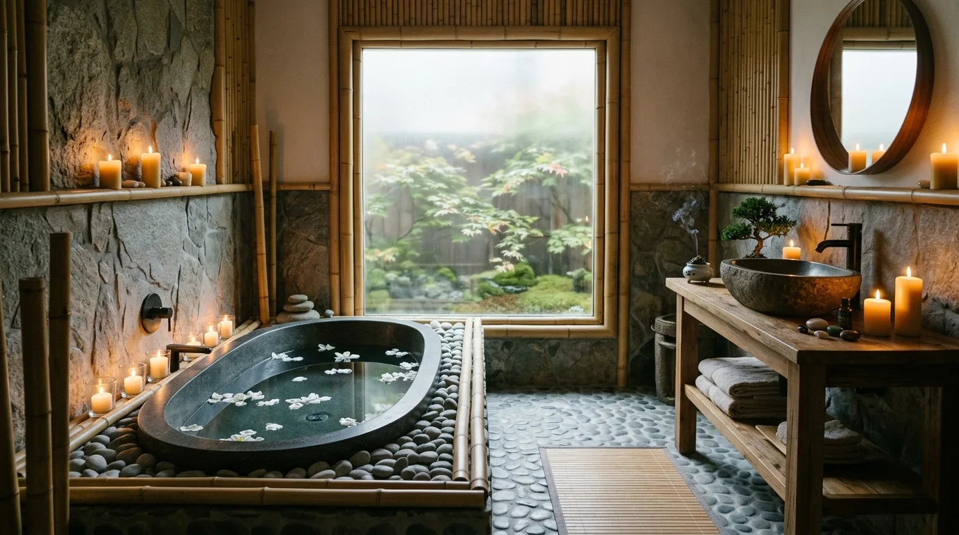 13 Natural Organic Modern Bathroom Ideas for a Serene Spa Feel inspiration image 8