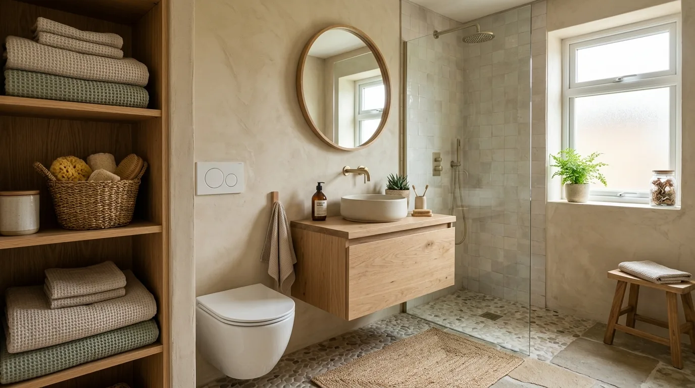 13 Natural Organic Modern Bathroom Ideas for a Serene Spa Feel inspiration image 9