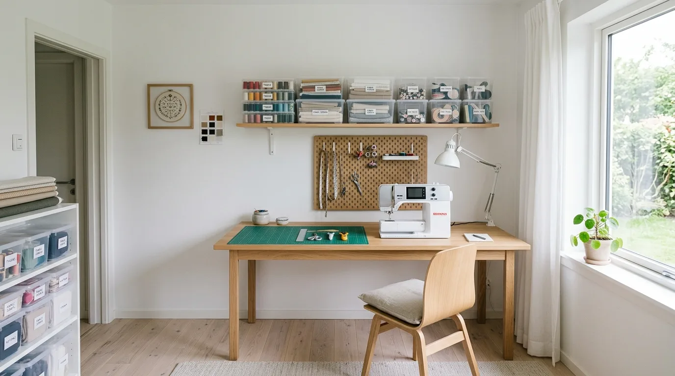 13 Organized Sewing Room Ideas for a Creative and Tidy Craft Space inspiration image 6