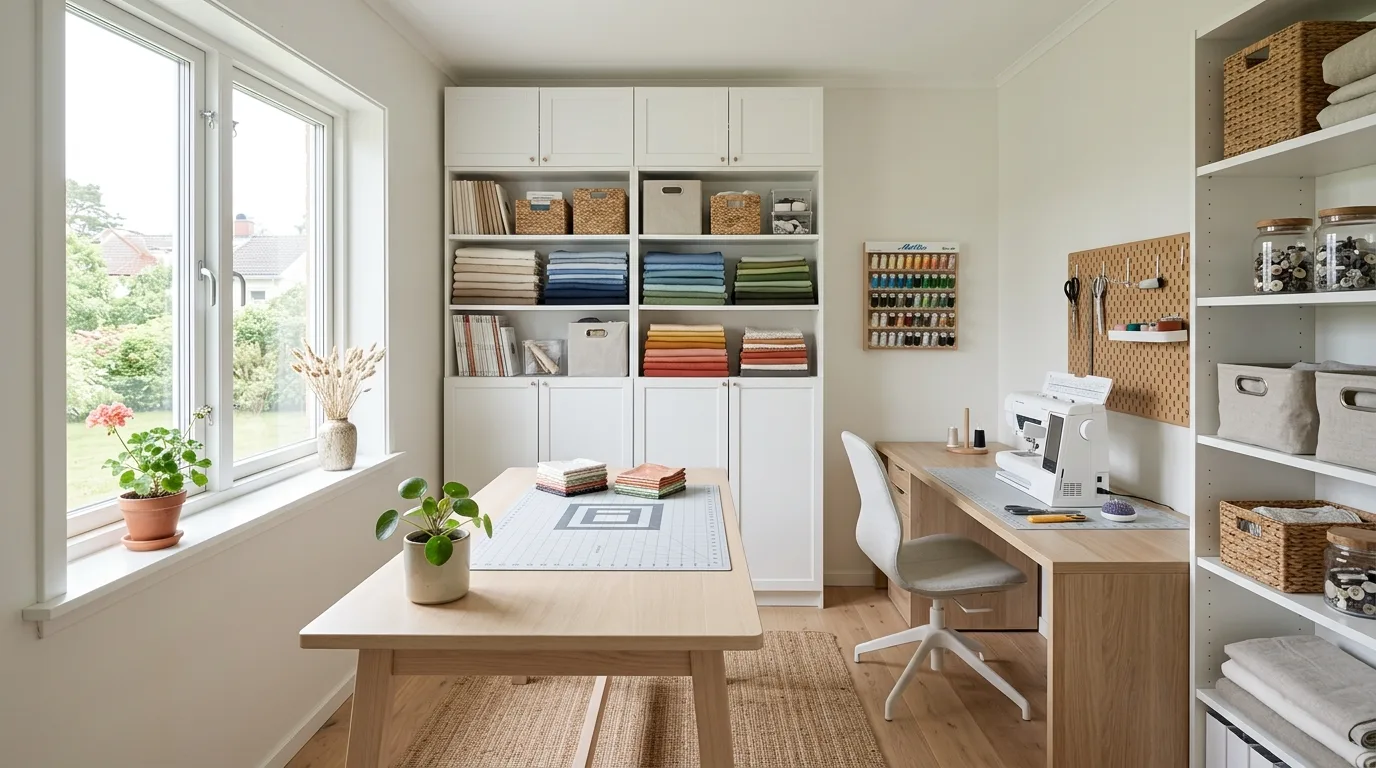 13 Organized Sewing Room Ideas for a Creative and Tidy Craft Space inspiration image 8