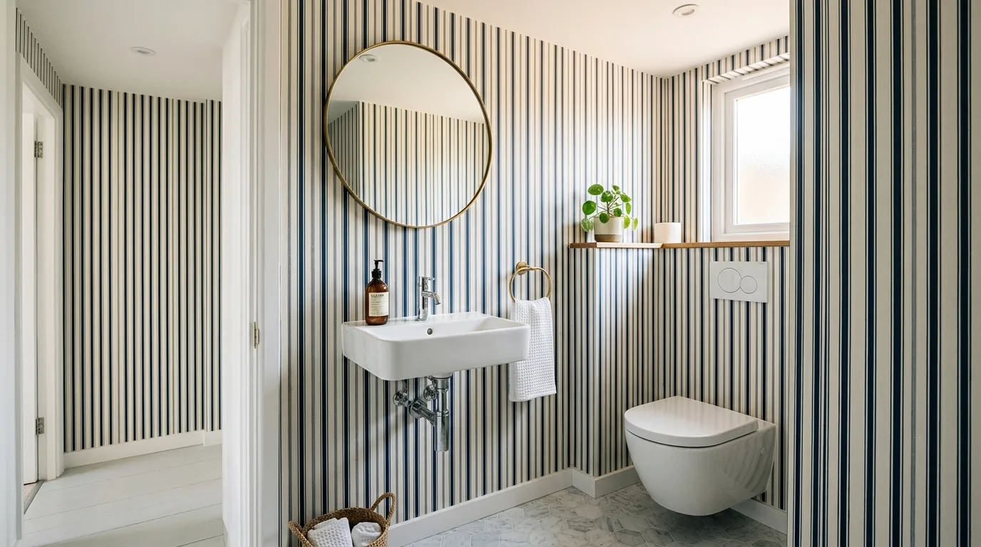 13 Pretty Powder Room Ideas for a Chic and Memorable Half Bath inspiration image 5