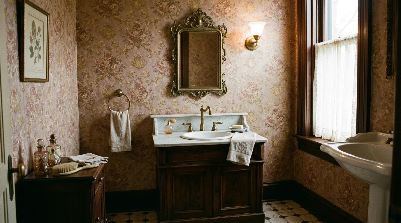 13 Pretty Powder Room Ideas for a Chic and Memorable Half Bath inspiration image 6