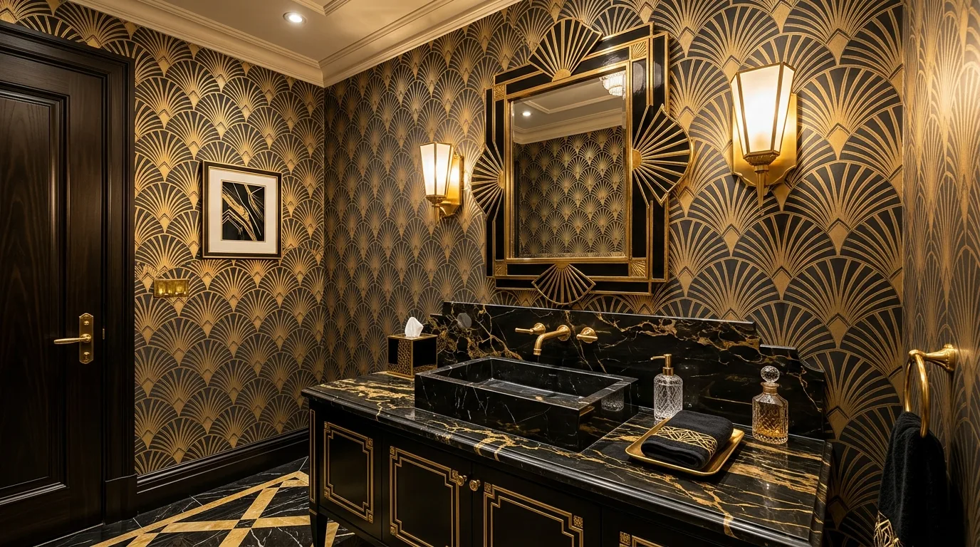13 Pretty Powder Room Ideas for a Chic and Memorable Half Bath inspiration image 8