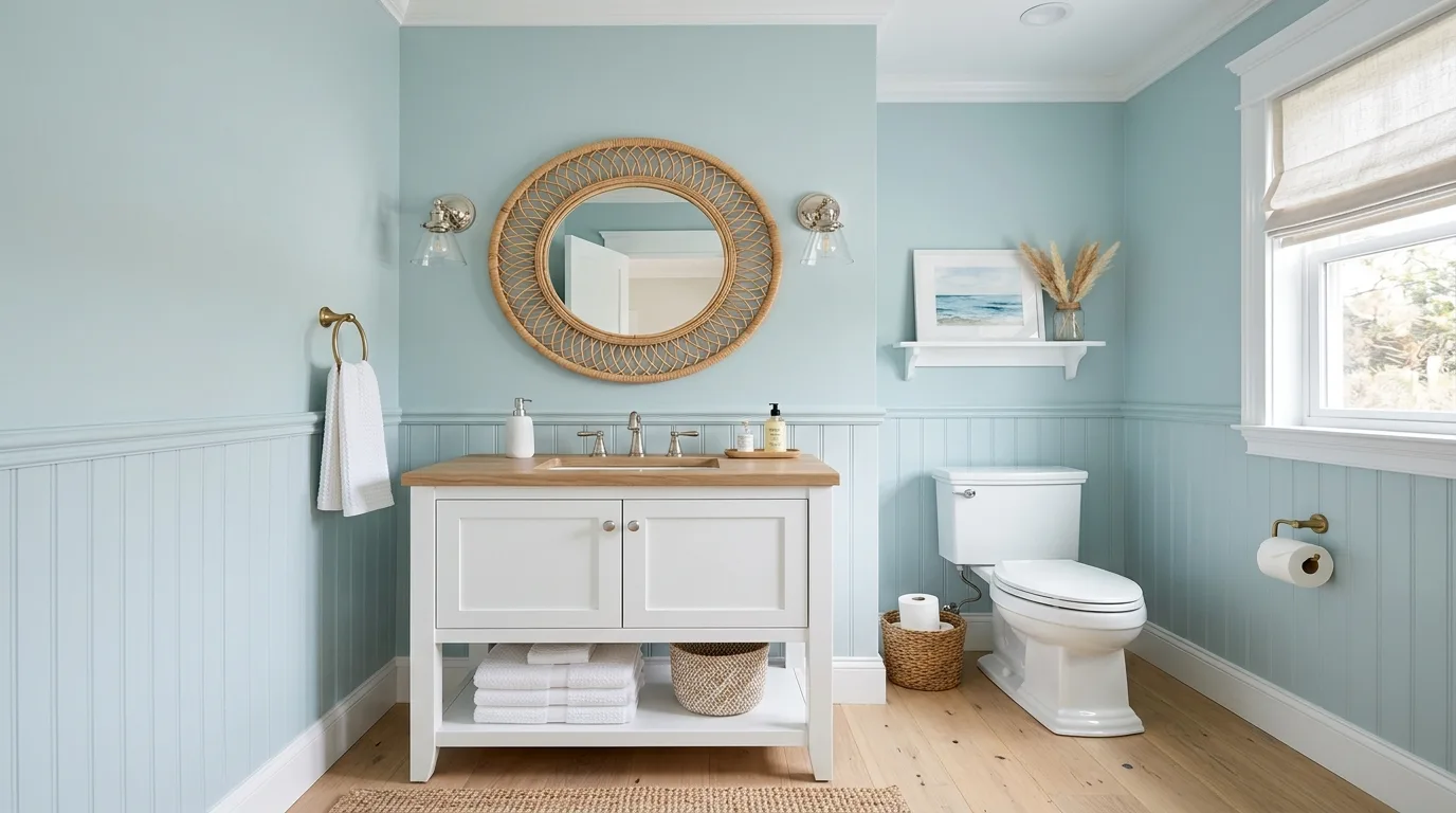 13 Pretty Powder Room Ideas for a Chic and Memorable Half Bath inspiration image 9