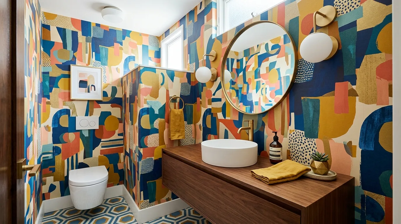 13 Pretty Powder Room Ideas for a Chic and Memorable Half Bath inspiration image 11