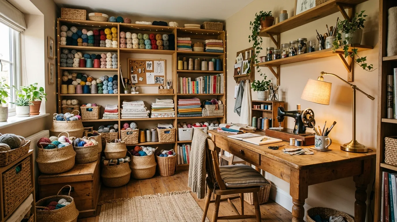 15 Productive Craft Room Ideas for a Creative and Organized Workspace inspiration image 3