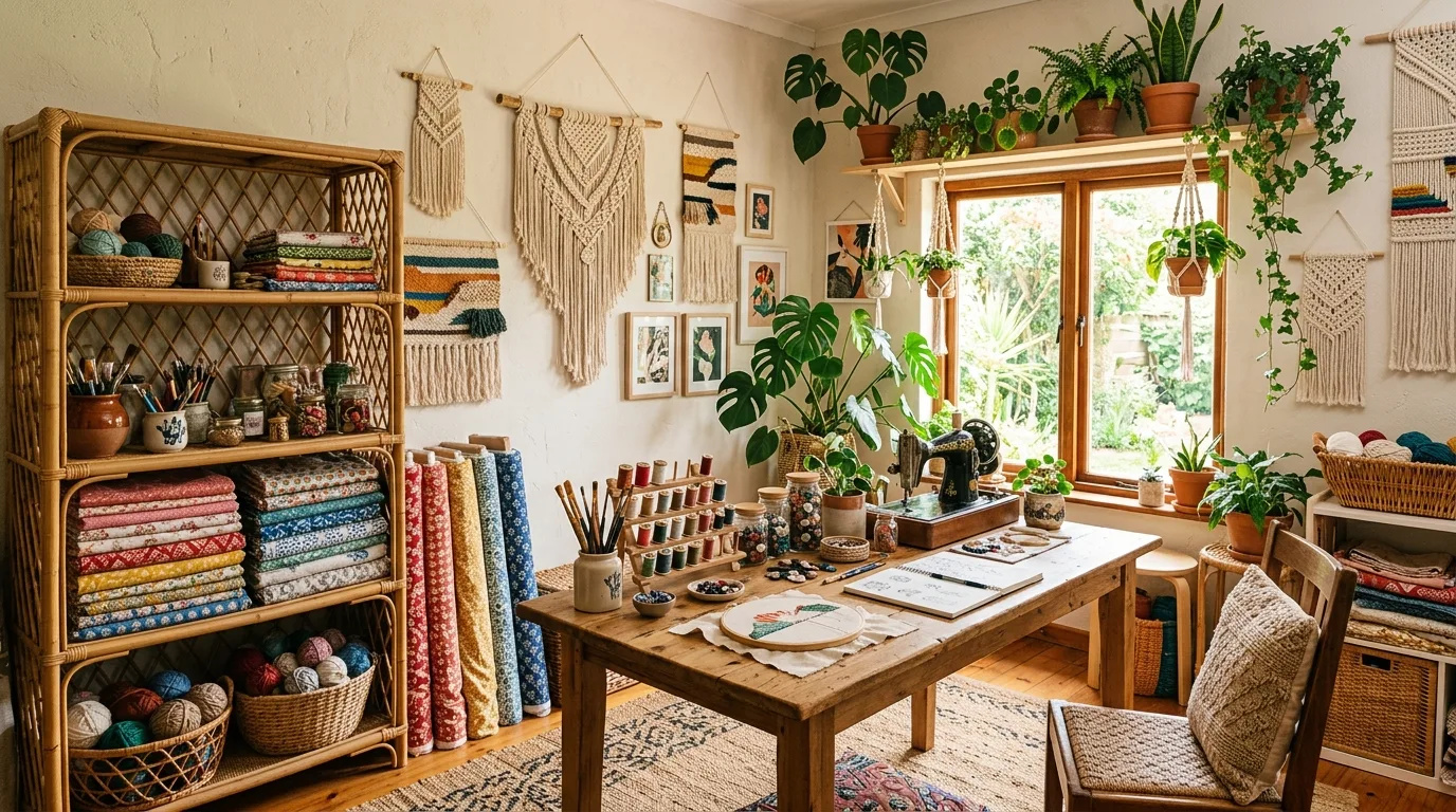 15 Productive Craft Room Ideas for a Creative and Organized Workspace inspiration image 6