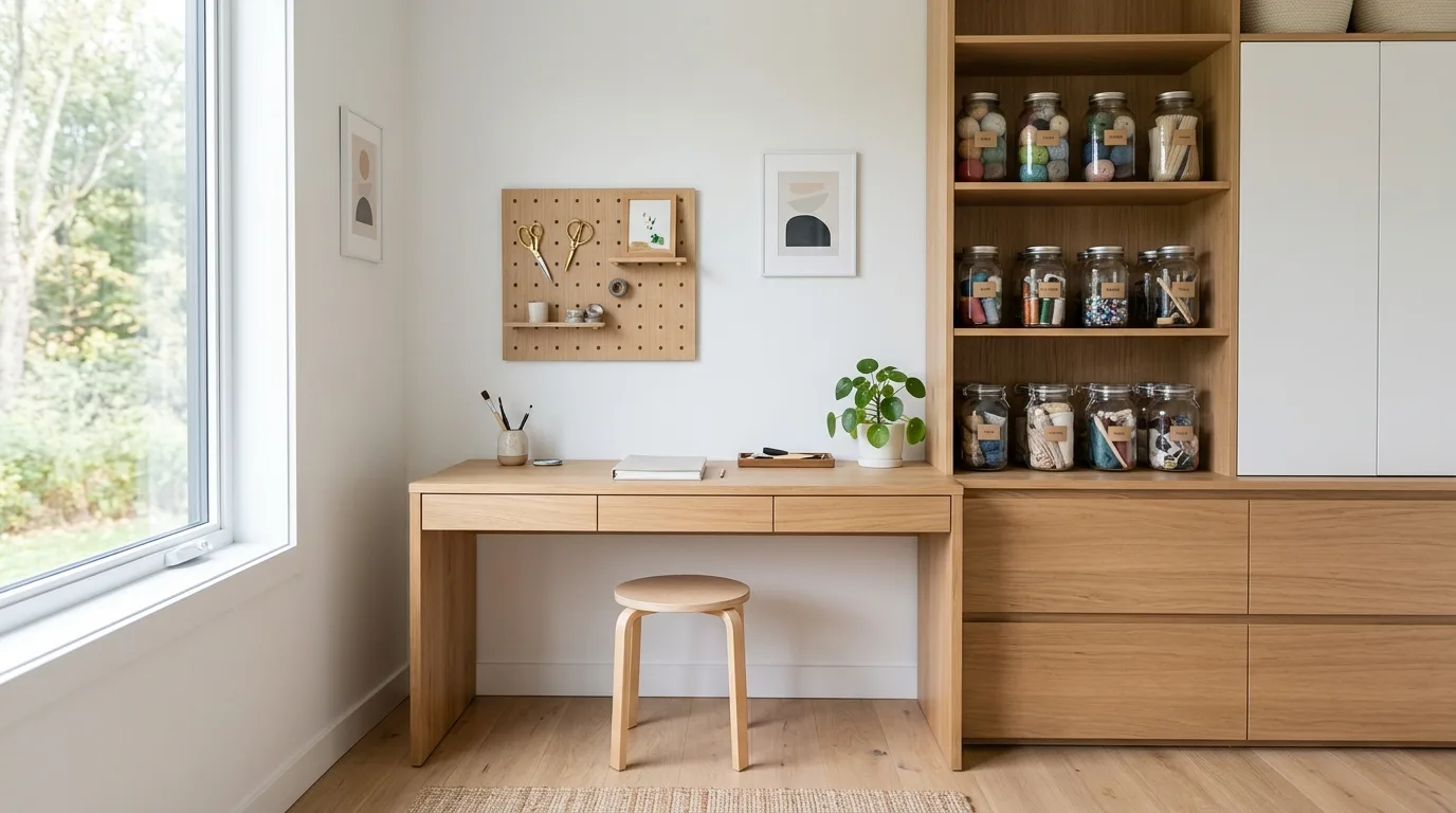 15 Productive Craft Room Ideas for a Creative and Organized Workspace inspiration image 7