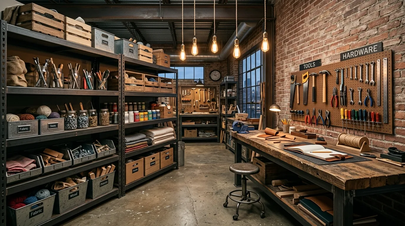 15 Productive Craft Room Ideas for a Creative and Organized Workspace inspiration image 8