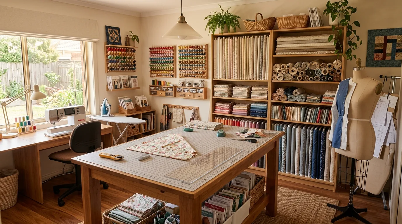 15 Productive Craft Room Ideas for a Creative and Organized Workspace inspiration image 10