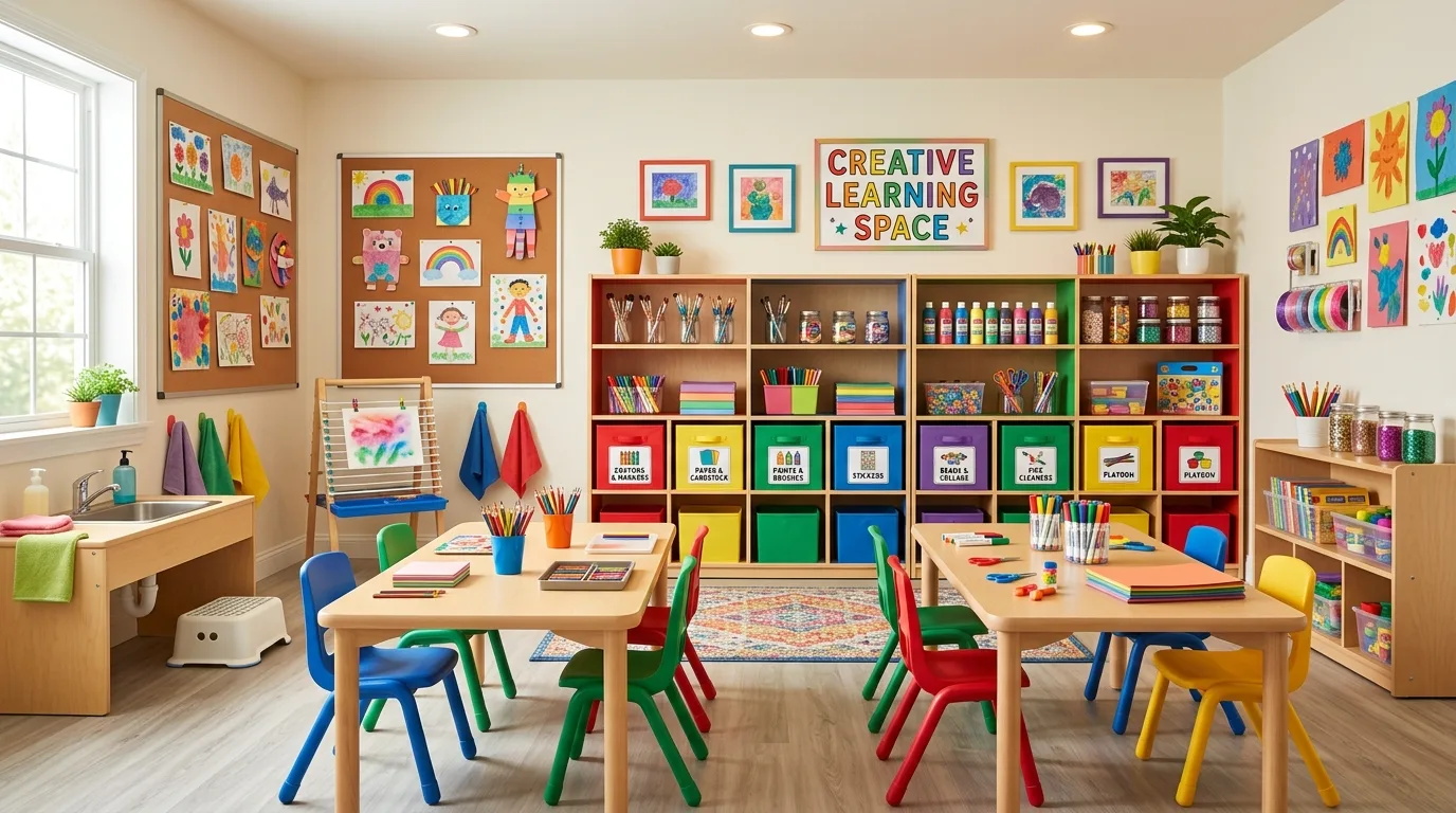 15 Productive Craft Room Ideas for a Creative and Organized Workspace inspiration image 12