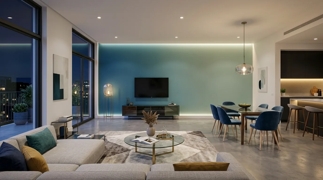 13 Refreshing Blue and Green Living Room Ideas for a Calming Palette inspiration image 10