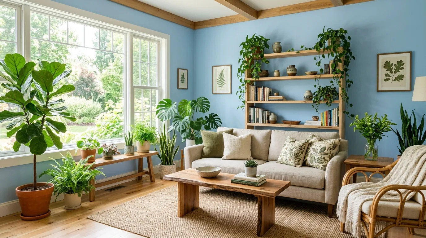 13 Refreshing Blue and Green Living Room Ideas for a Calming Palette inspiration image 13