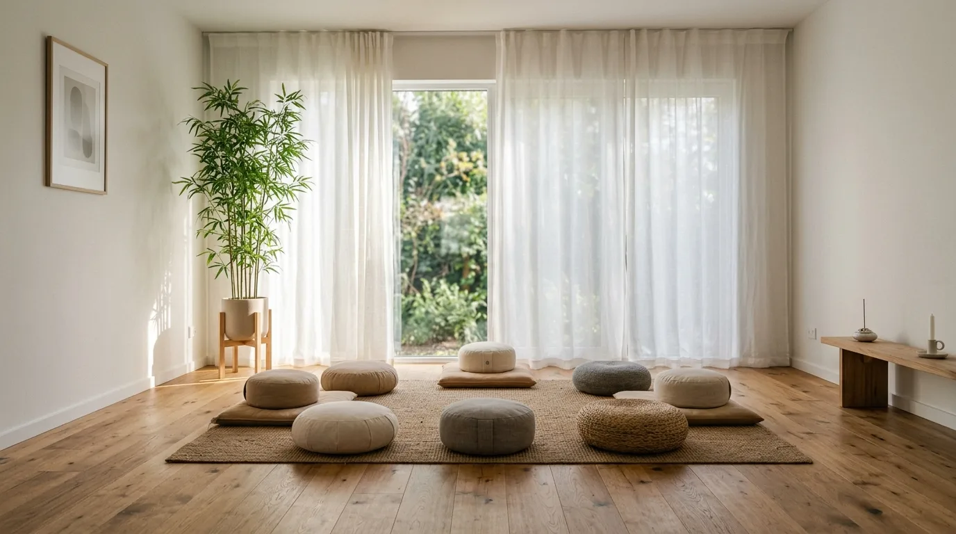14 Relaxing Meditation Room Ideas for a Peaceful Home Sanctuary hero image