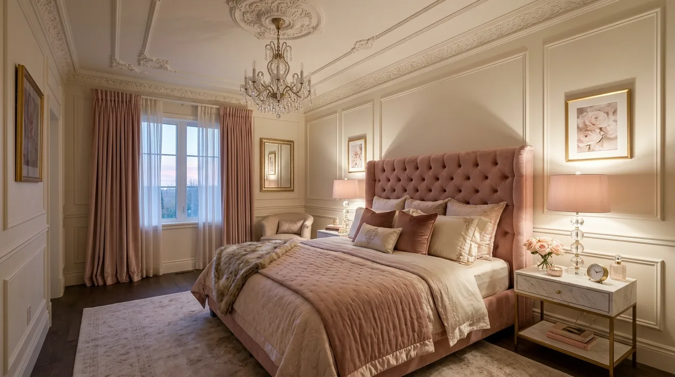 12 Romantic Blush Pink Bedroom Ideas for a Soft Feminine Sanctuary inspiration image 2