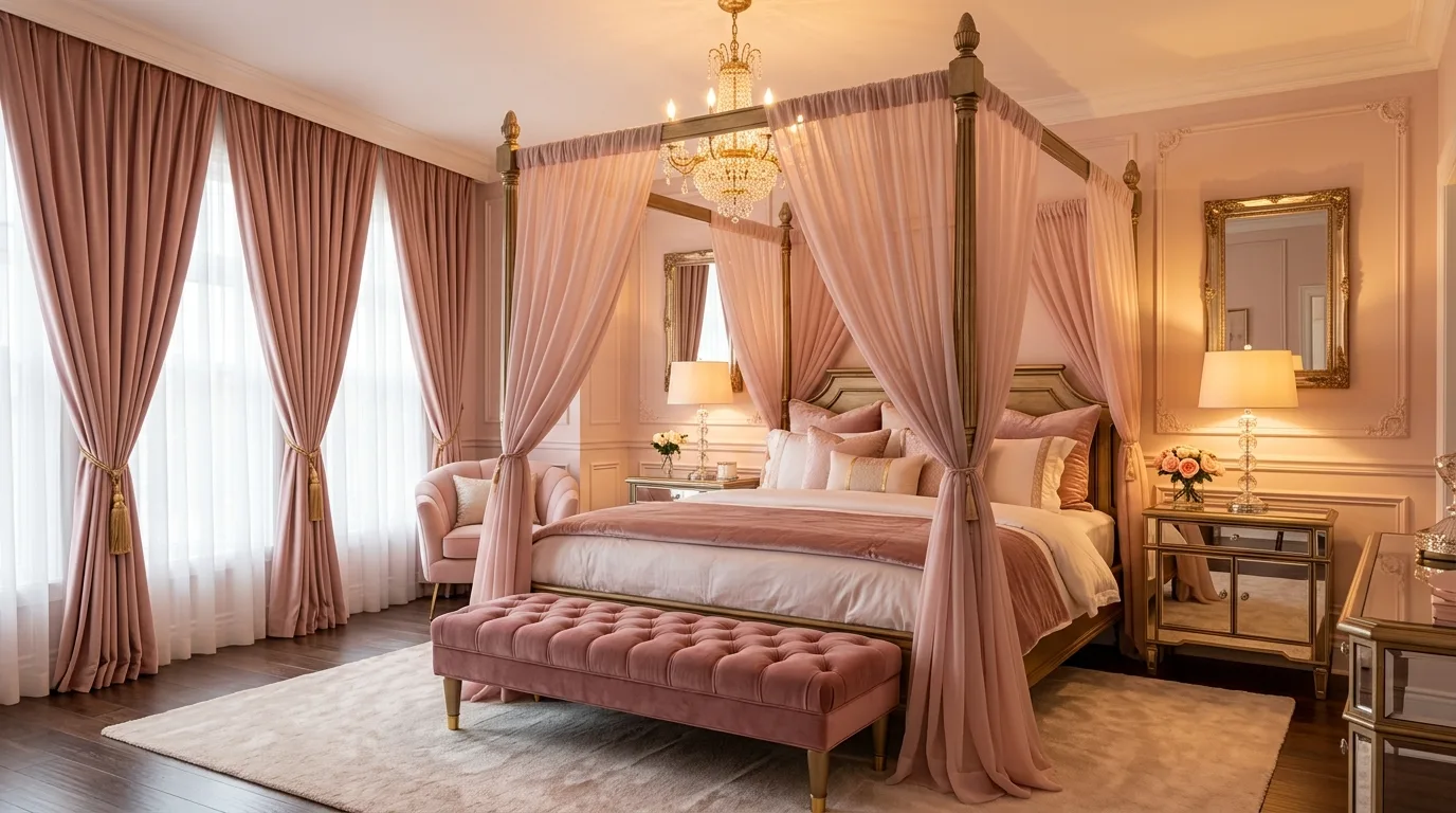 12 Romantic Blush Pink Bedroom Ideas for a Soft Feminine Sanctuary inspiration image 5