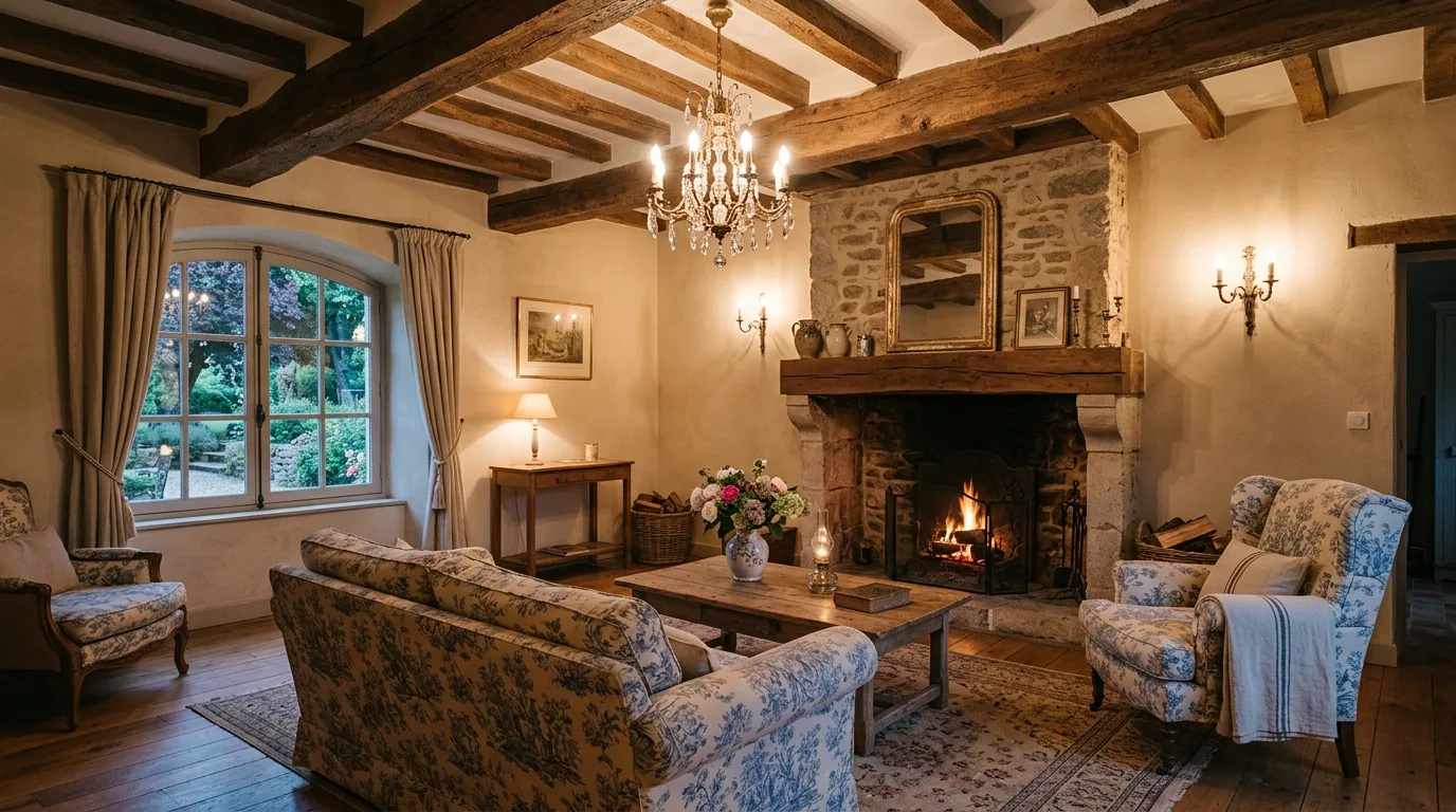 12 Romantic French Cottage Living Room Ideas for European Country Charm inspiration image 2