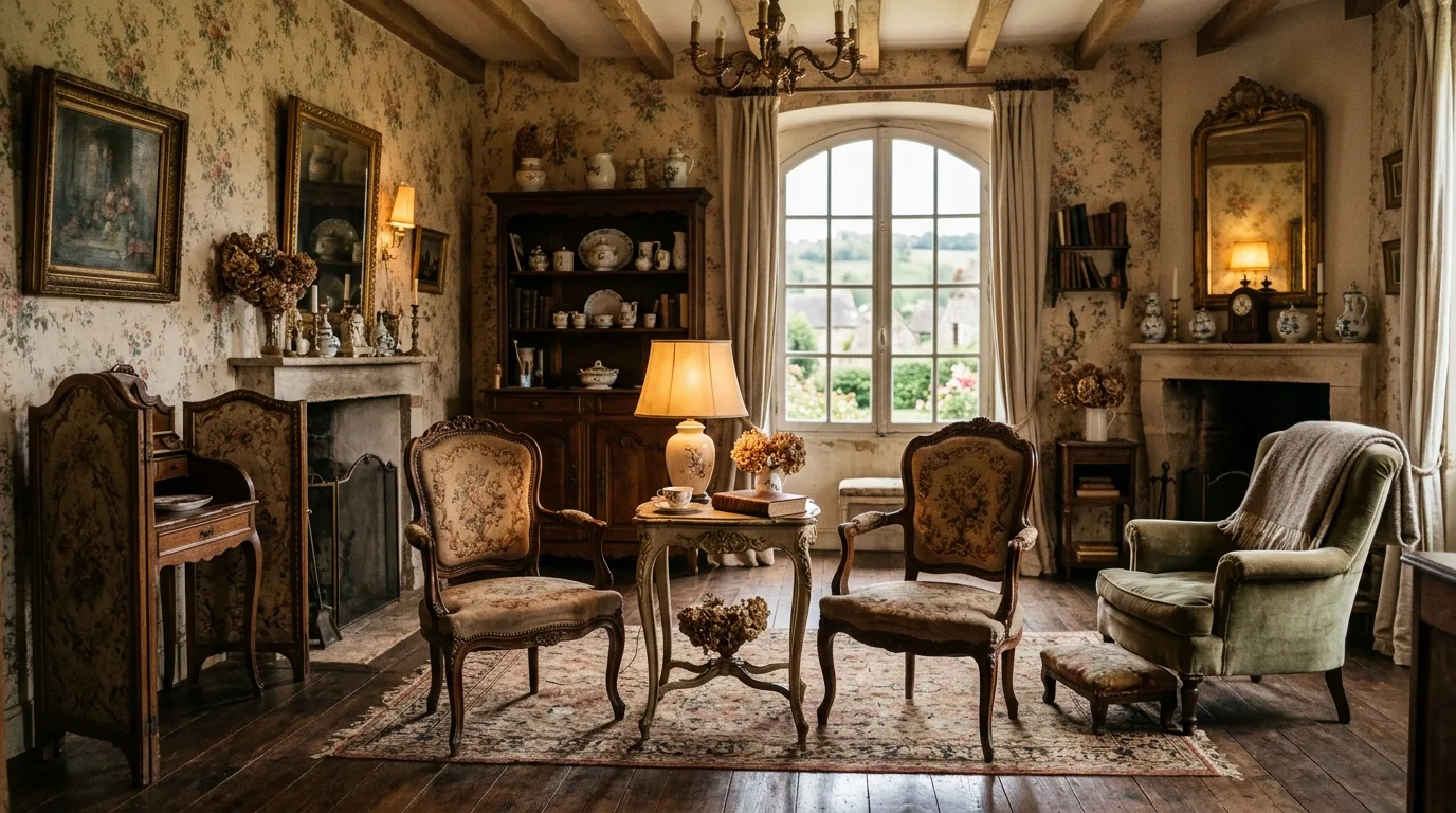 12 Romantic French Cottage Living Room Ideas for European Country Charm inspiration image 7