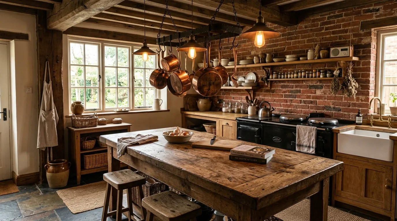 14 Rustic Kitchen Ideas for a Warm and Charming Country Vibe inspiration image 3