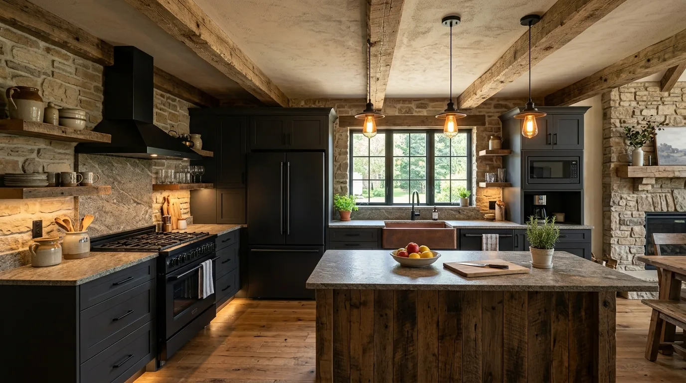 14 Rustic Kitchen Ideas for a Warm and Charming Country Vibe inspiration image 6