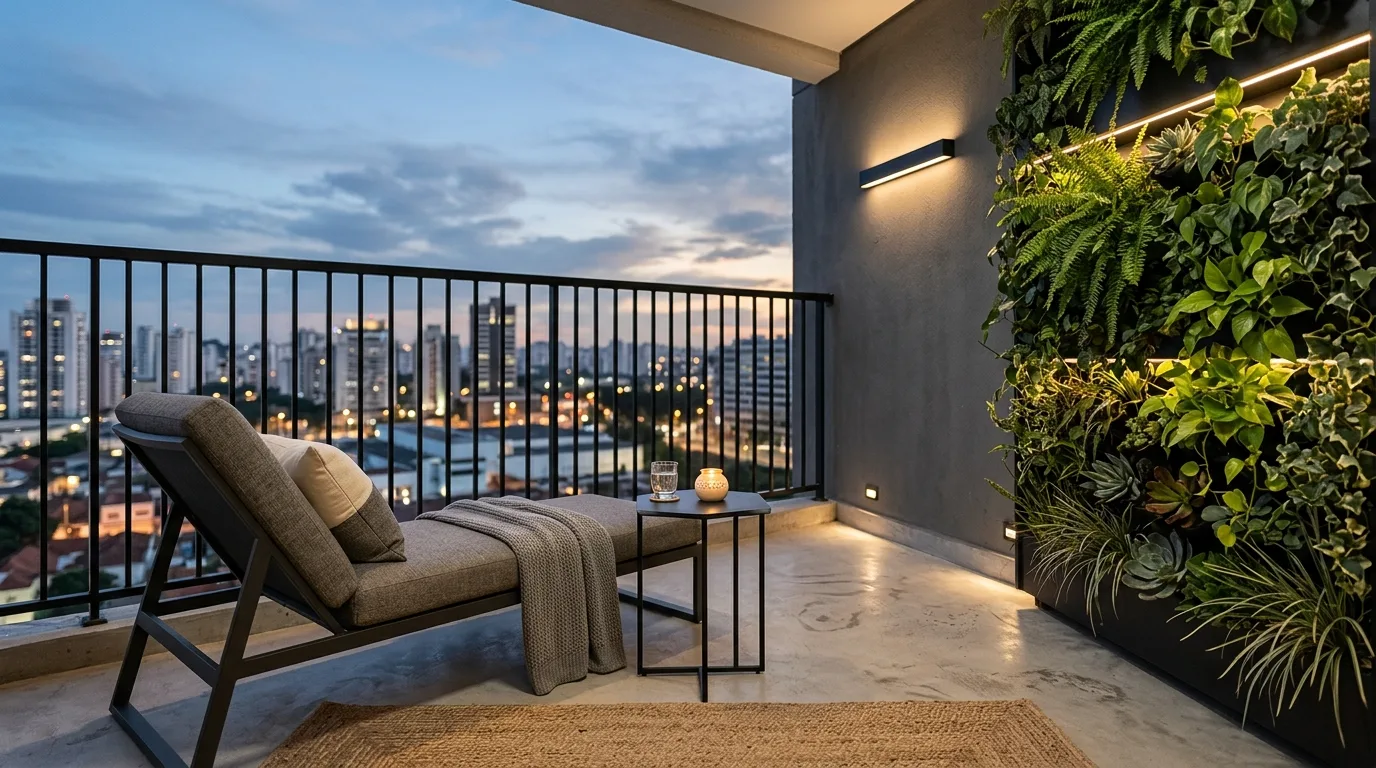 12 Serene Balcony Ideas for a Cozy Urban Outdoor Escape inspiration image 2