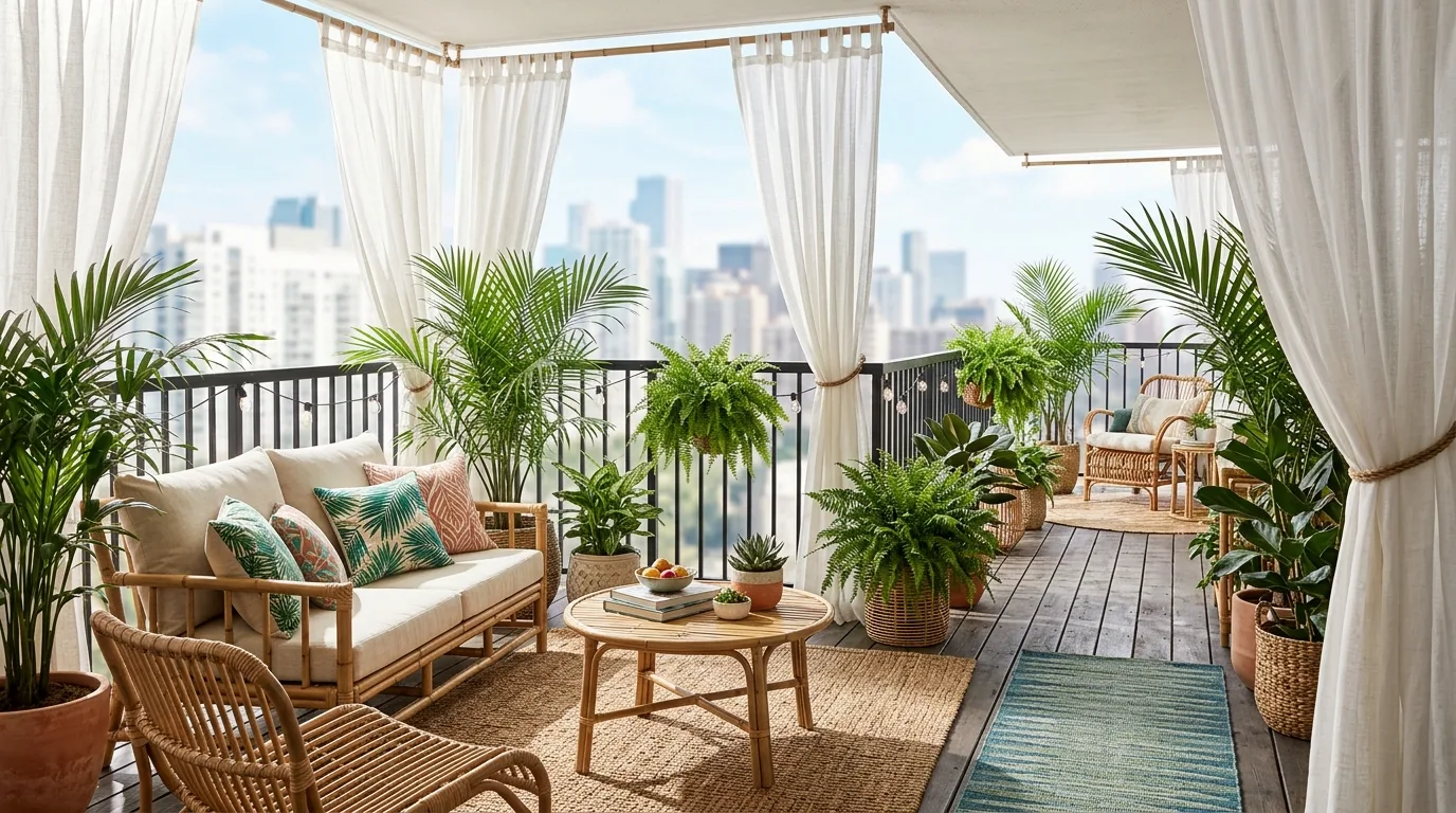 12 Serene Balcony Ideas for a Cozy Urban Outdoor Escape inspiration image 12