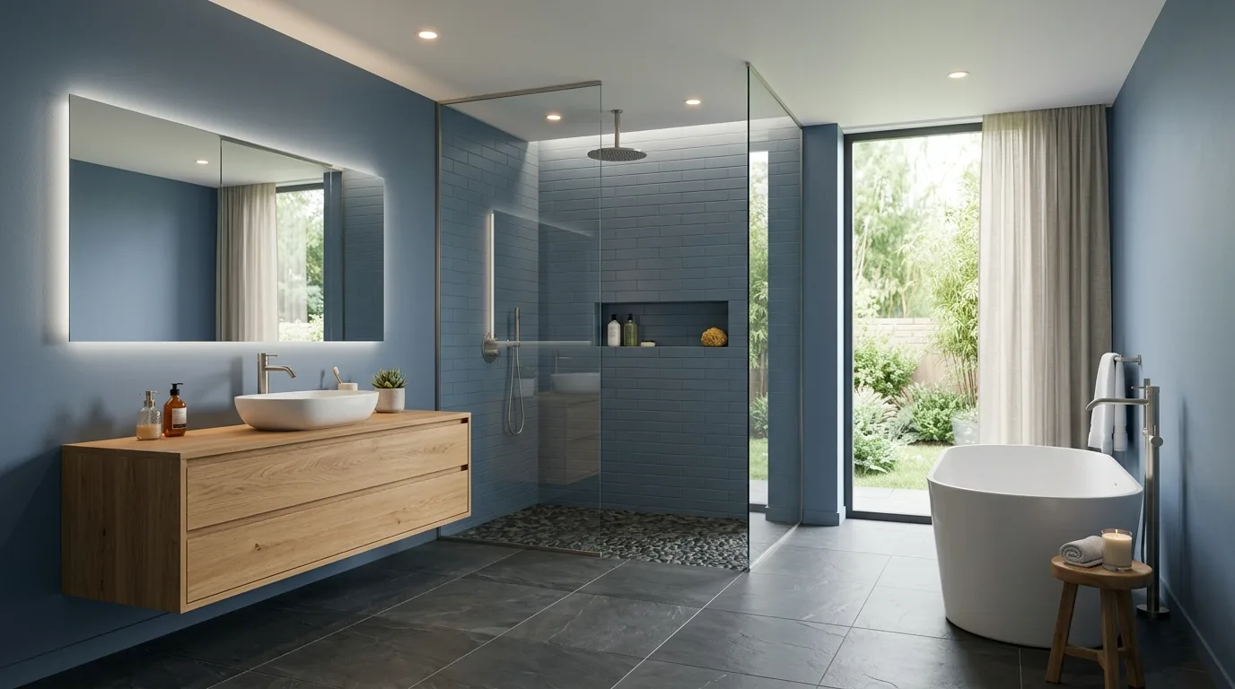 13 Serene Blue Bathroom Ideas for a Calming and Refreshing Retreat inspiration image 12